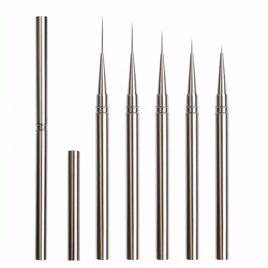 JEONEKID front view of 5-piece brush set showing kit benefits