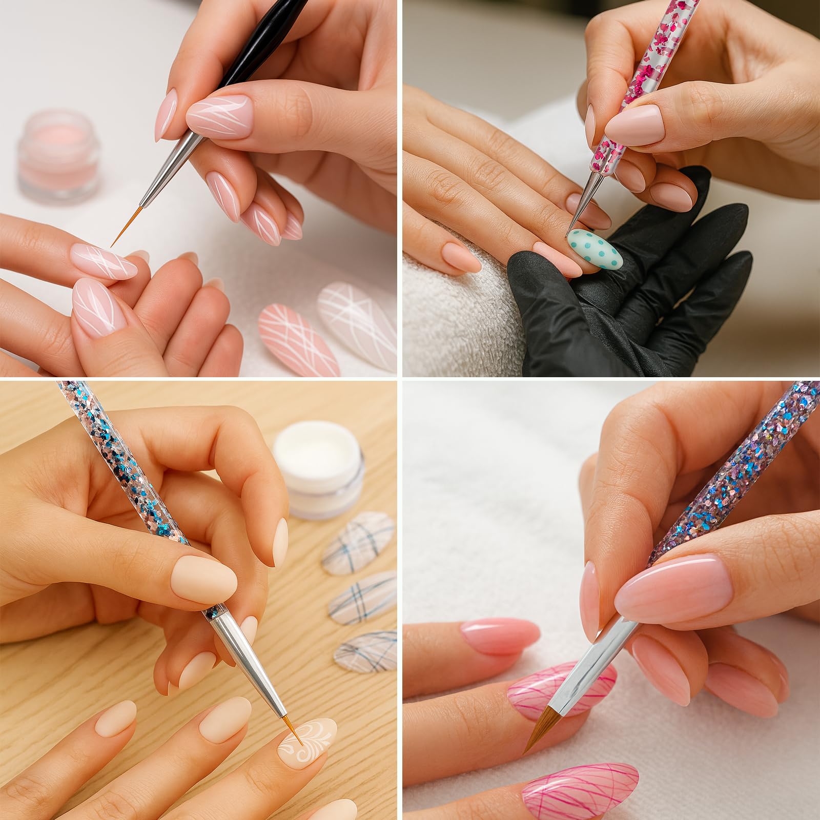 JEONEKID tools used during a manicure showing professional results