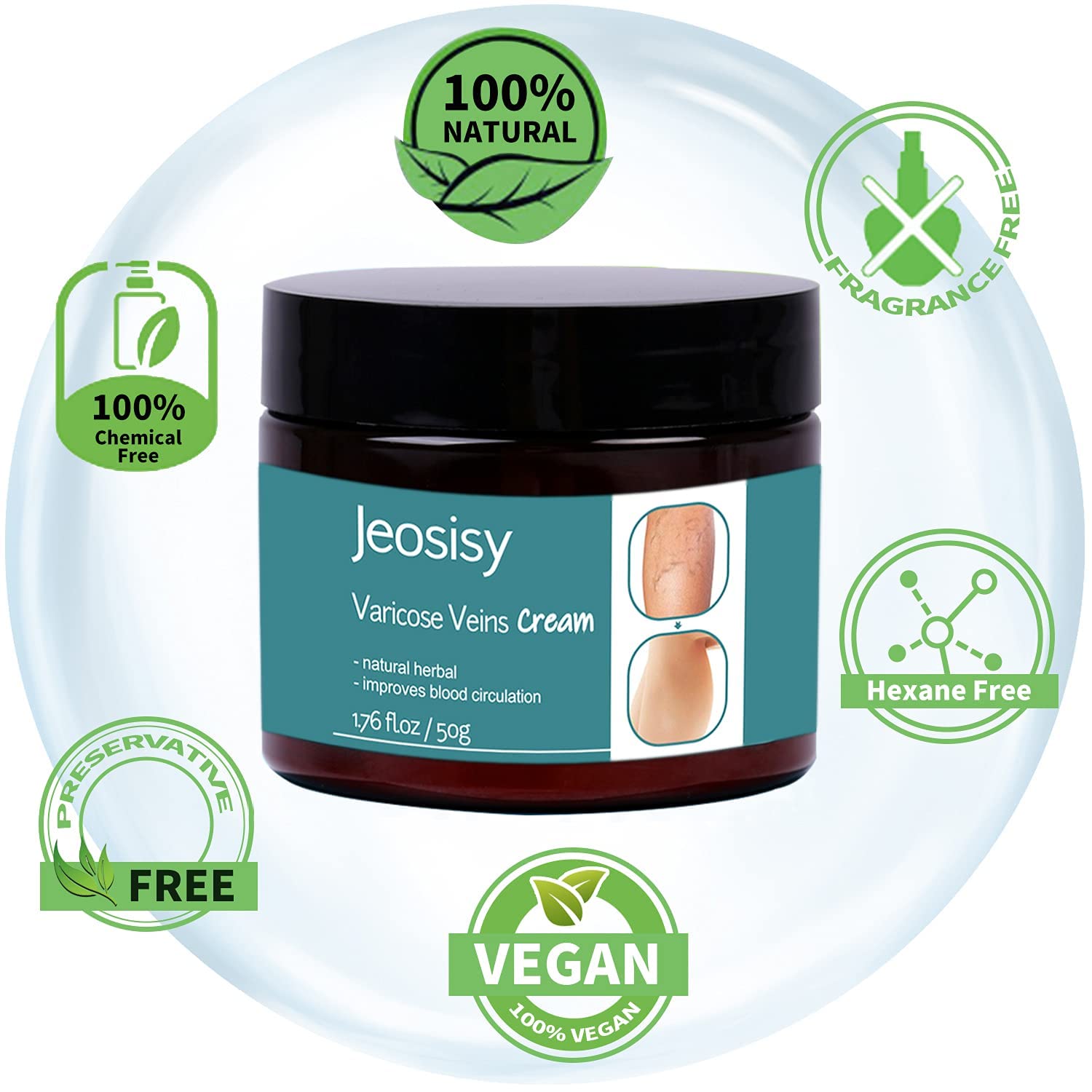 jeosisy tube next to hand for size and scale to guide purchase decisions