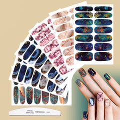 JERCLITY moon-shaped nail file with sheets showing convenient on-the-go kit