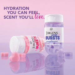 Jergens bursts in hand demonstrating single-use convenience