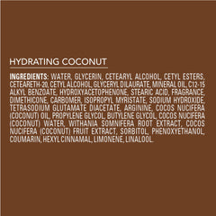 Jergens next to halved coconut highlighting coconut oil hydration benefit