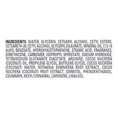 Jergens with coconuts image highlighting coconut oil and water nourishing benefits