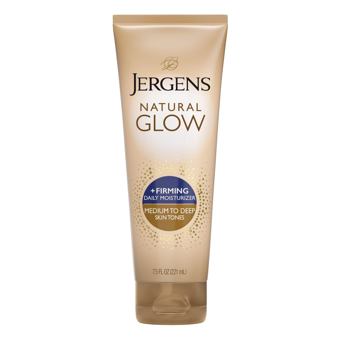 Jergens front packaging showing product and benefits for gradual tan
