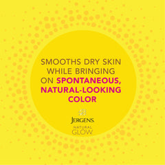 Jergens ingredients label with coconut oil and vitamin E for nourishment