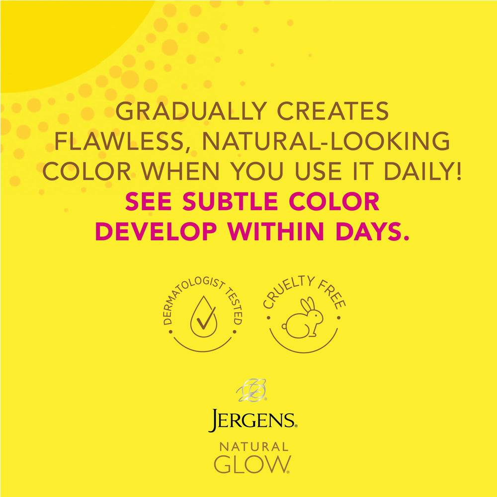 Jergens label close-up highlighting broad-spectrum SPF 20 protection feature