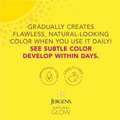 Jergens label close-up highlighting broad-spectrum SPF 20 protection feature