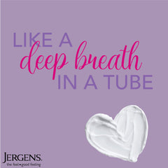 Jergens creamy texture close-up demonstrating rich moisturizing feel
