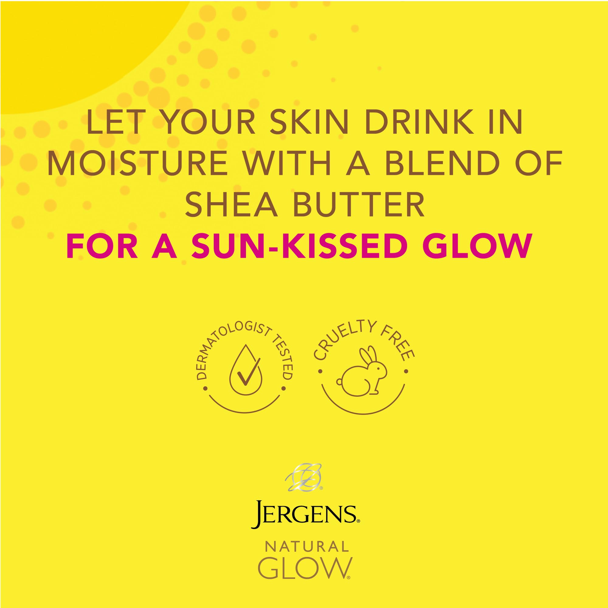 Jergens applied on wet skin demonstrating quick in-shower use