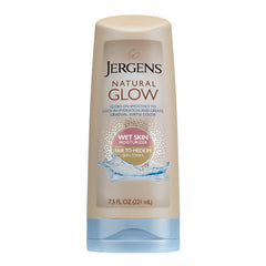 Jergens bottle front packaging showing product and benefits