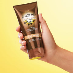 Jergens product displayed with towels showing ready-to-use lifestyle appeal