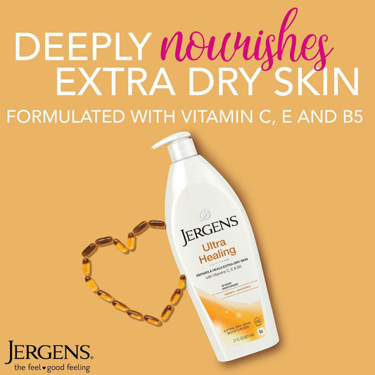 Jergens pump top and bottle ready for easy, mess-free dispensing