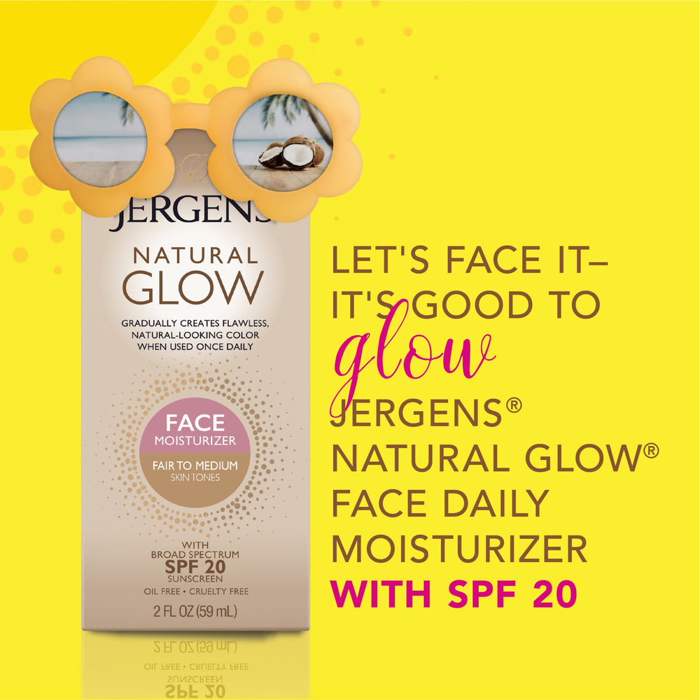 Jergens size scale next to hand illustrating travel-friendly kit and portable daily use