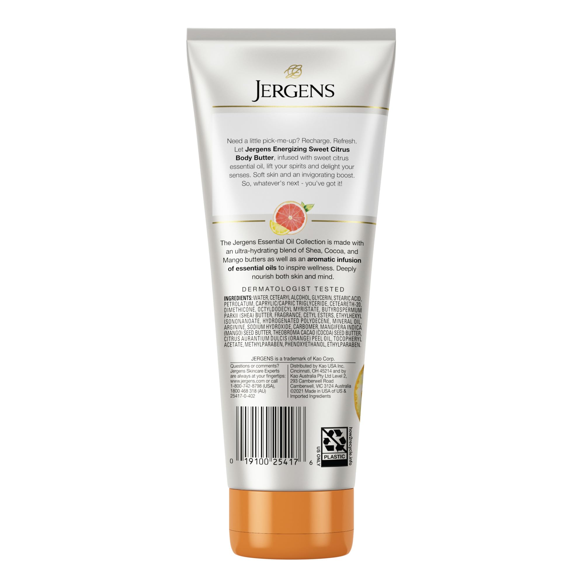 Jergens on bathroom shelf in lifestyle setting signaling daily routine refresh