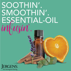 Jergens open jar texture close-up highlighting creamy triple-butter richness