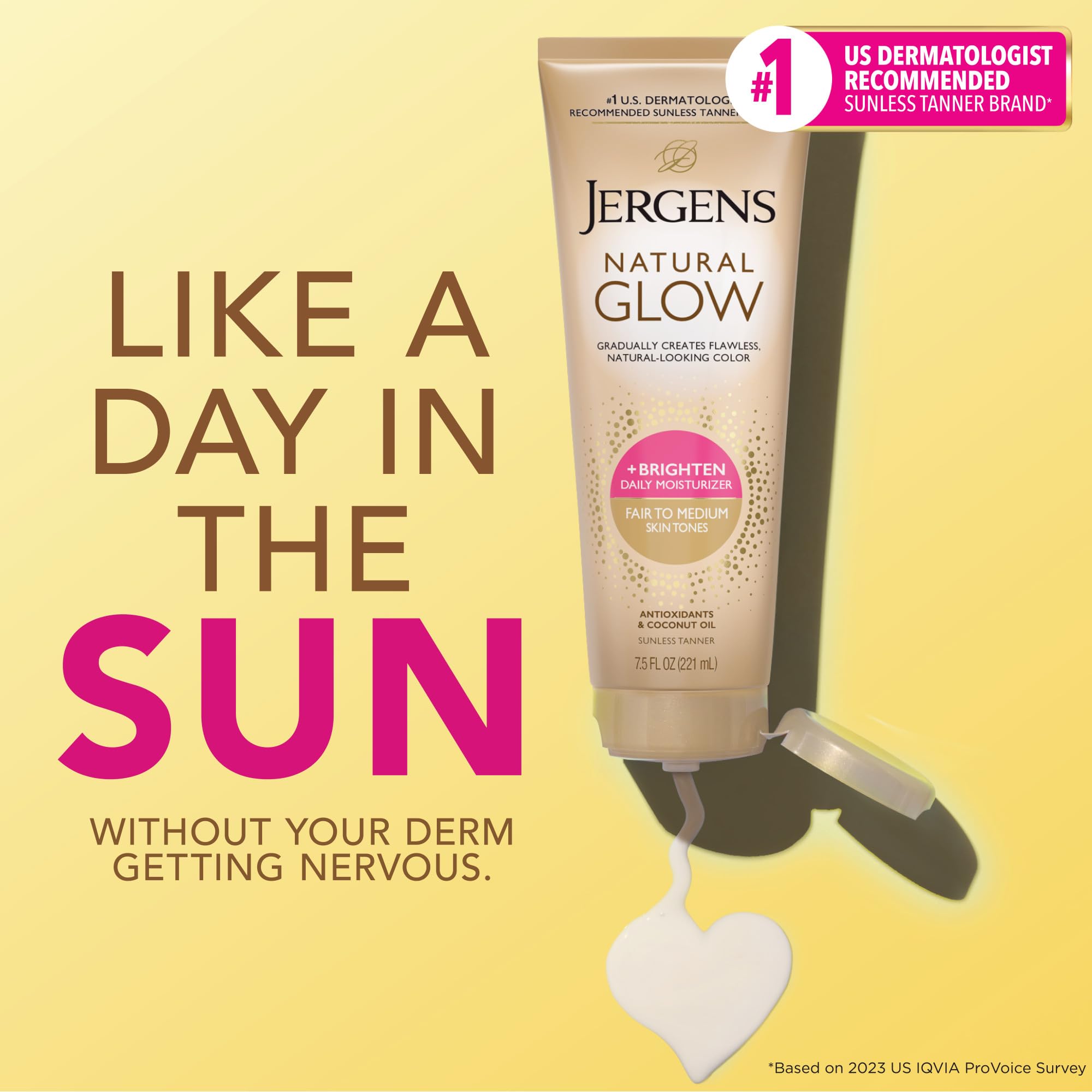 Jergens lotion swatch texture on skin demonstrating smooth blendability