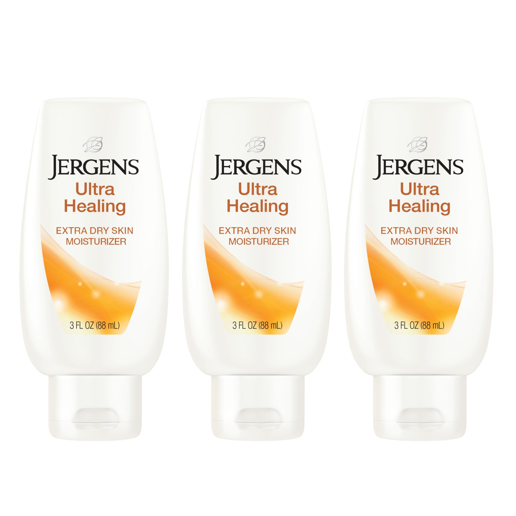 Jergens front packaging showing lotion tube and clear branding for fast use