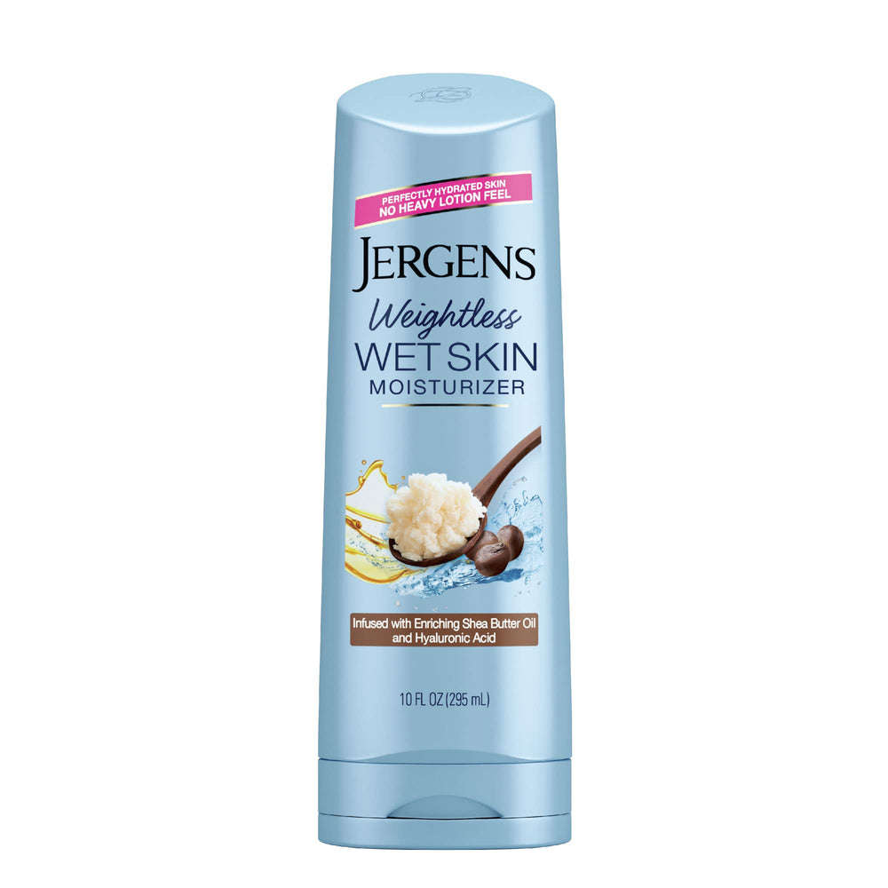 Jergens bottle front packaging showing product and quick hydration benefit