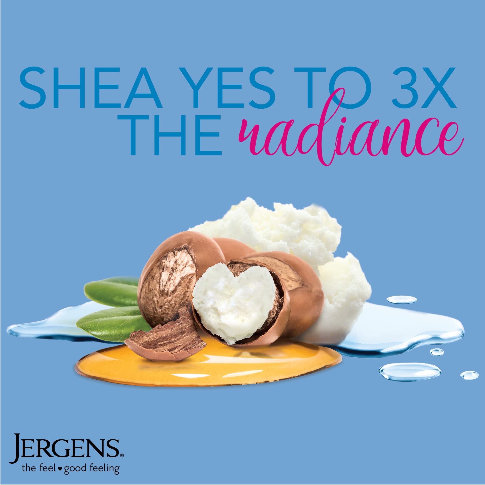 Jergens pump top dispensing lotion for easy control and quick application benefit