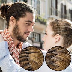 JERLITU side profile on head demonstrating bend-to-fit comfort and no pinch benefit