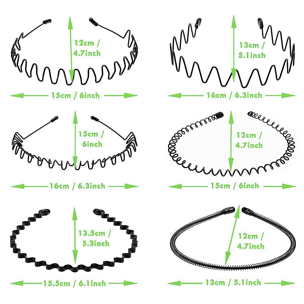 JERLITU all six unique wave styles displayed for versatile styling benefit