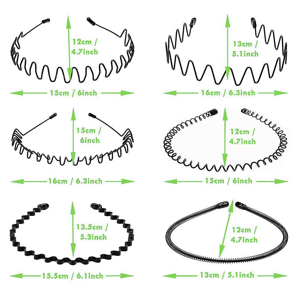 JERLITU all six unique wave styles displayed for versatile styling benefit