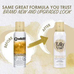 Jerome Russell Punky gold spray action mist demonstrating easy application