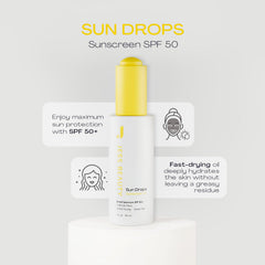 JESS BEAUTY dropper with oil texture highlighting quick absorption benefit