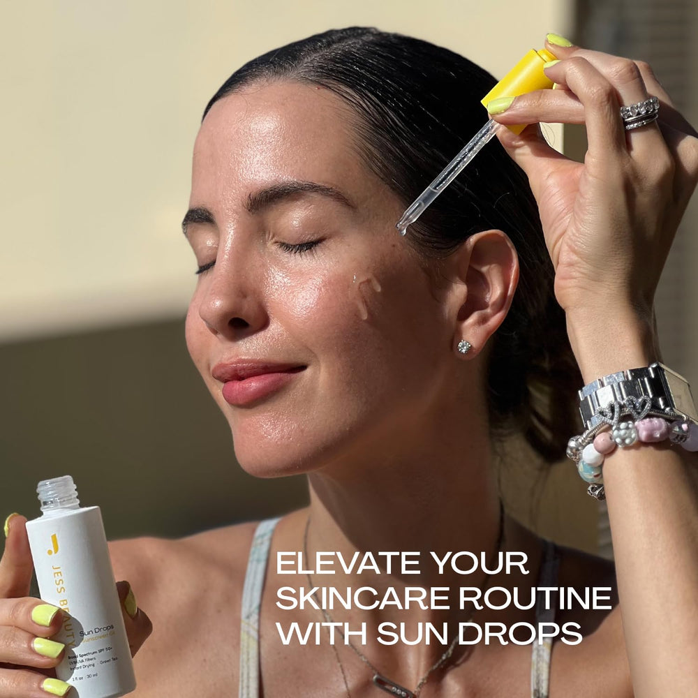 JESS BEAUTY in outdoor setting illustrating daily UV protection benefit