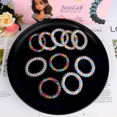 JessLab hair tie worn as a bracelet for convenience and quick styling