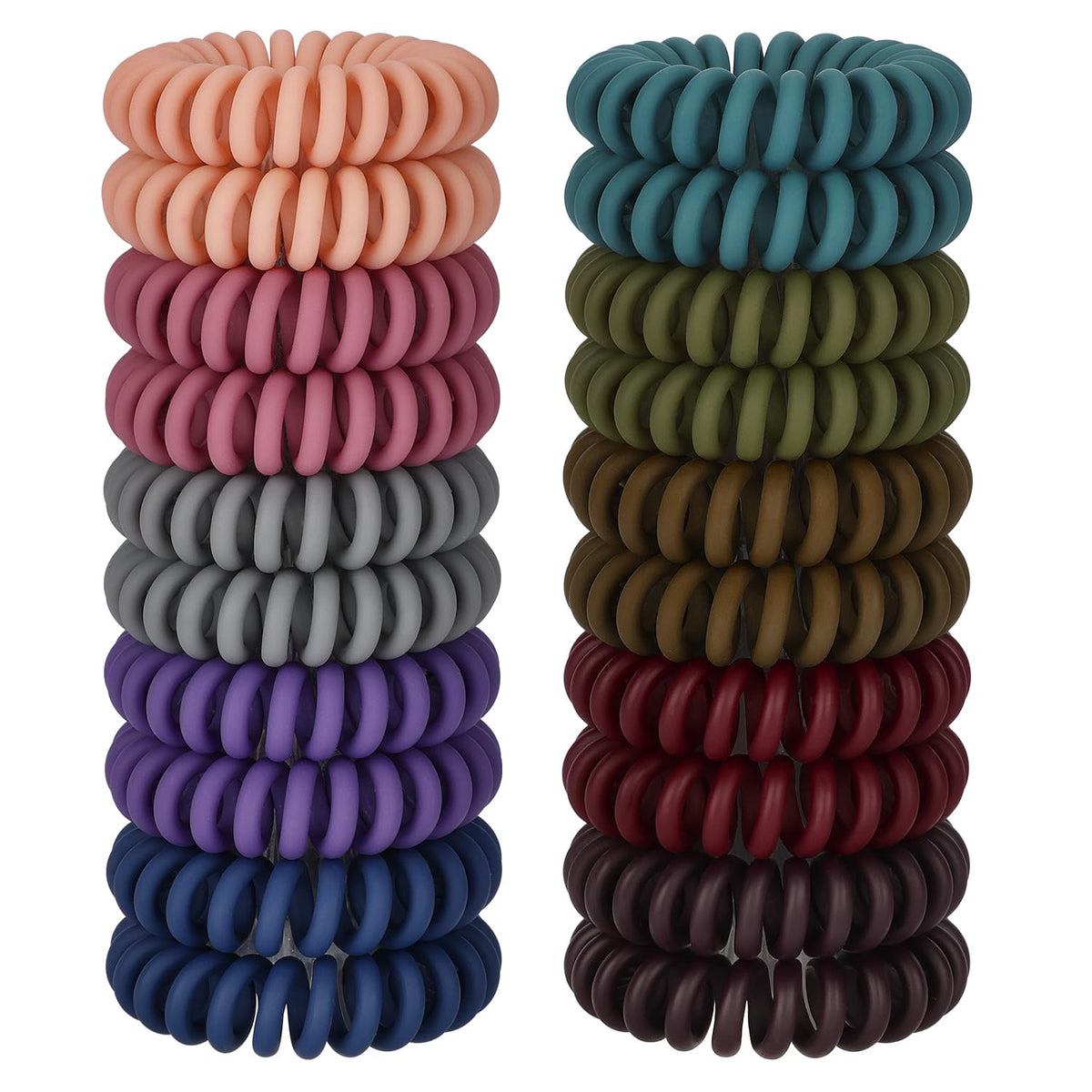 JessLab front packaging showing 20-piece matte dark coils and tidy storage