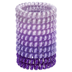 JessLab front packaging showing 10 spiral hair ties, convenient everyday carry