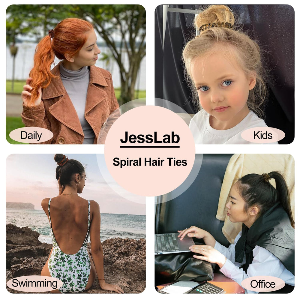 JessLab on wet hair after swimming showing non-absorbent quick-dry benefit