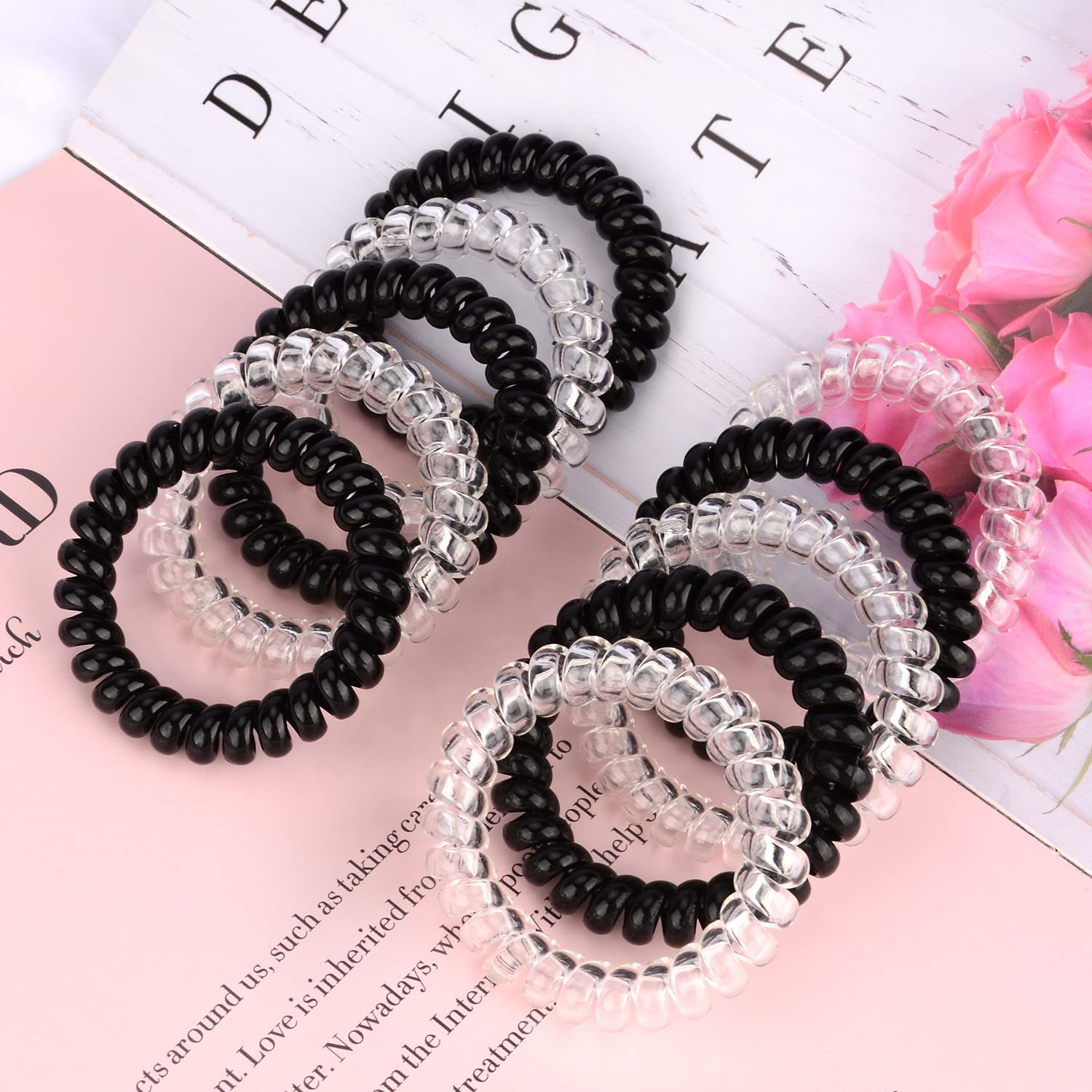 JessLab hair ties worn as bracelet for easy carry and quick access