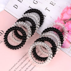 JessLab hair ties worn as bracelet for easy carry and quick access