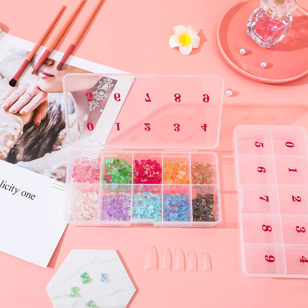 Jetec box on a nail tools table for organized, faster salon workflows