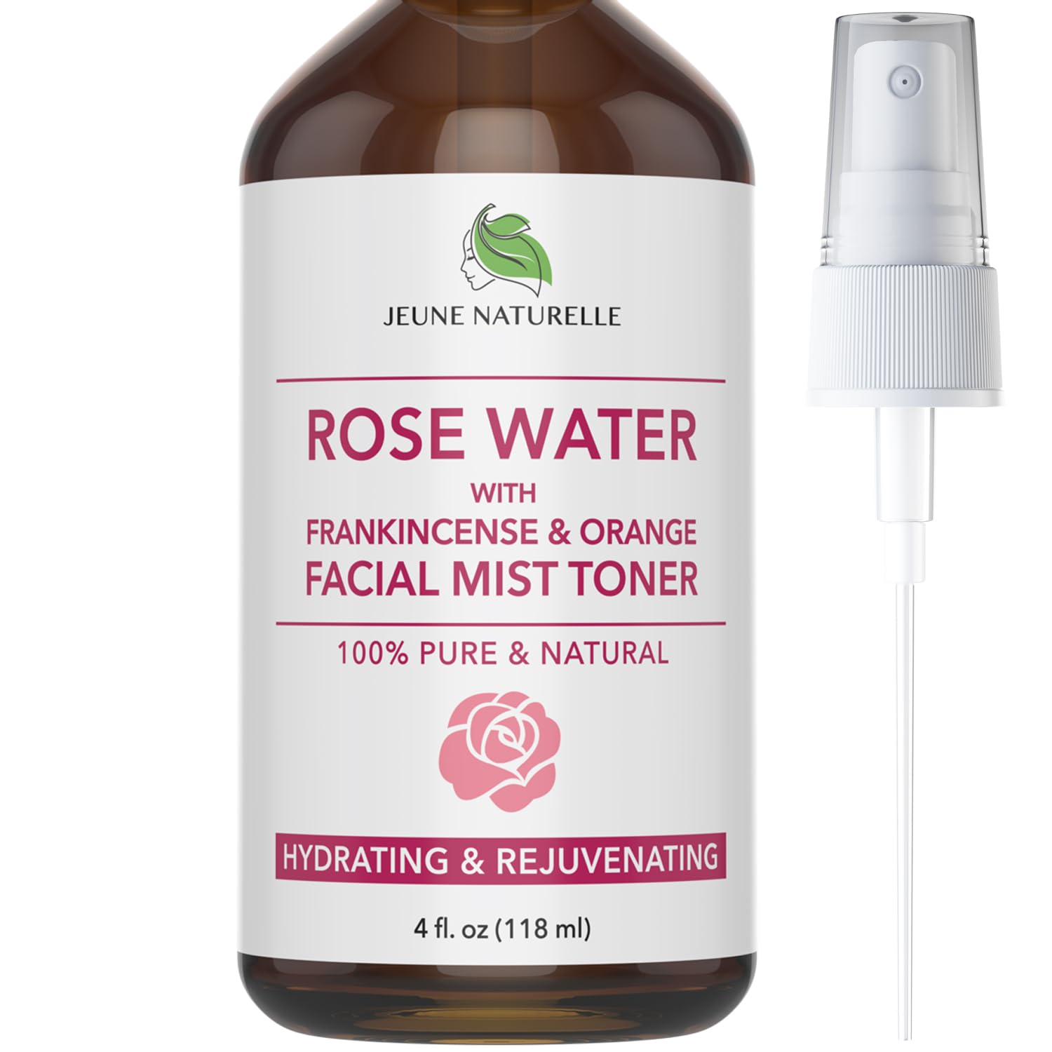 Jeune Naturelle front bottle 4oz showing clean design and portability