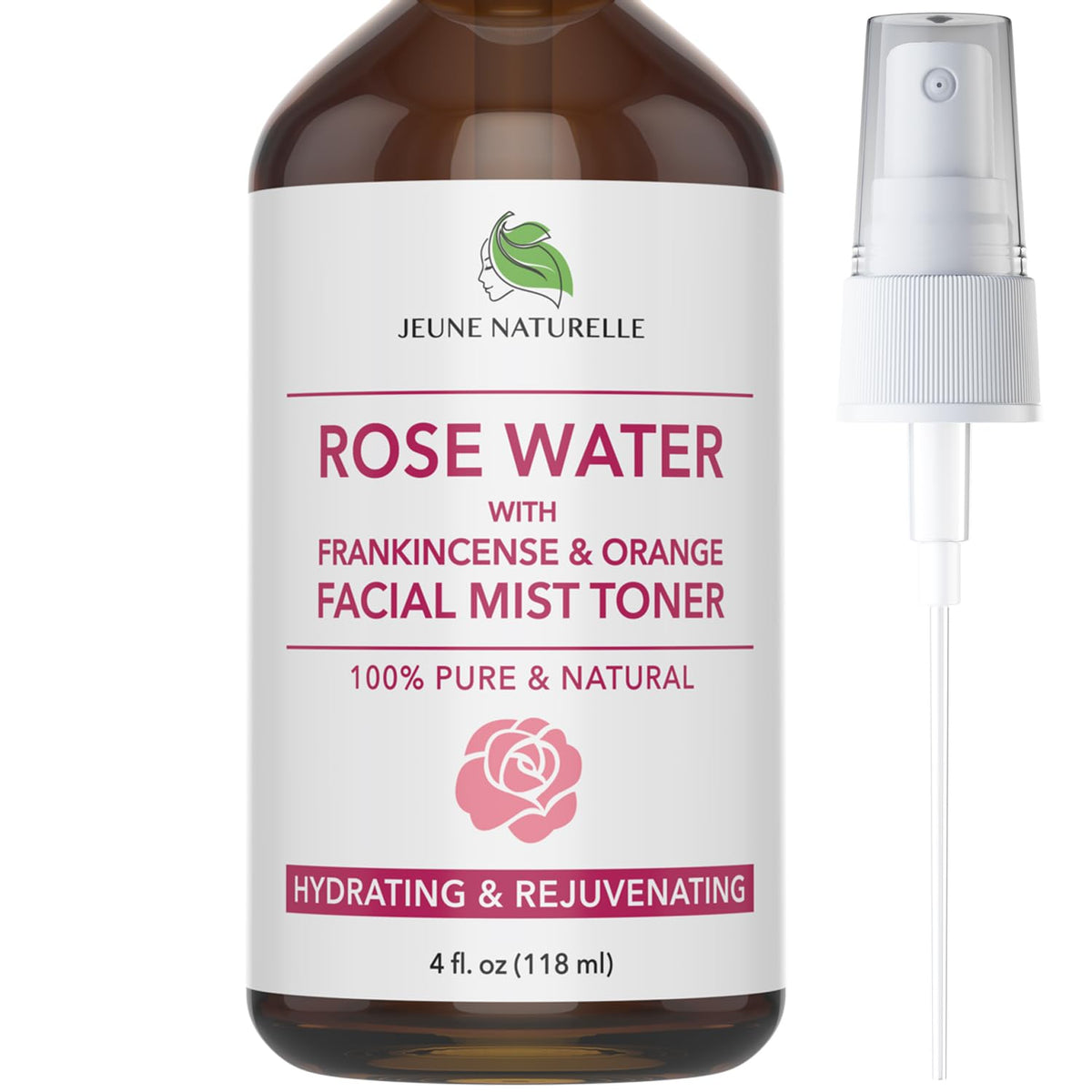 Jeune Naturelle front bottle 4oz showing clean design and portability
