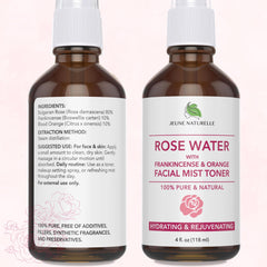 Jeune Naturelle facial mist being applied for instant refresh and glow