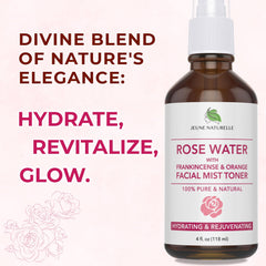 Jeune Naturelle close-up spray nozzle demonstrating fine mist delivery