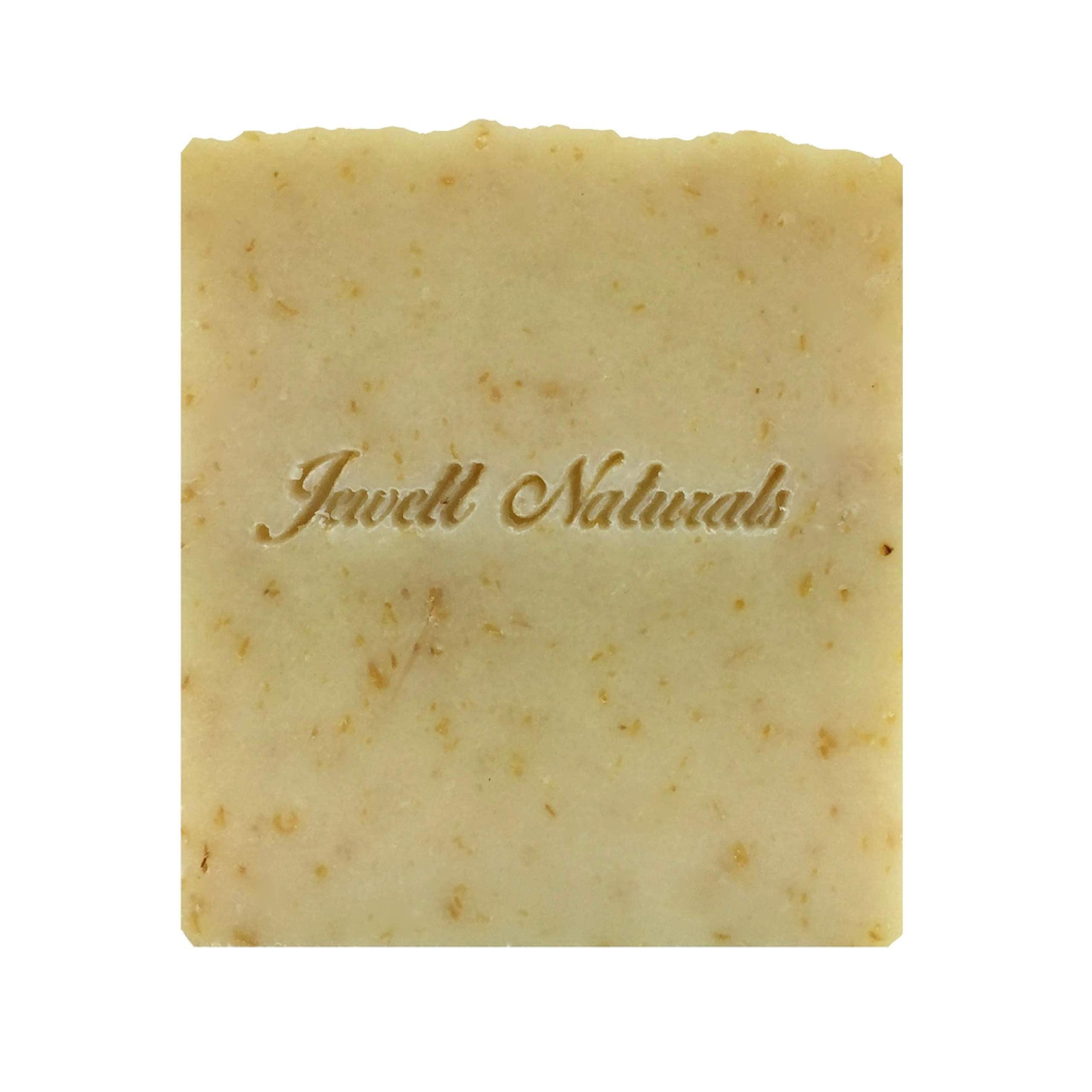 Jewett Naturals soap lather on washcloth indicating gentle cleansing