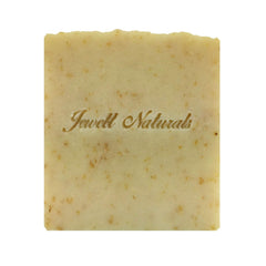 Jewett Naturals soap lather on washcloth indicating gentle cleansing