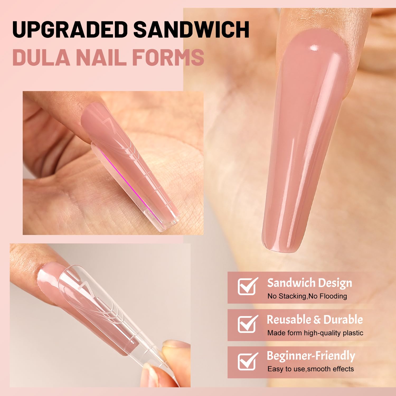 JEWHITENY cured nail demonstrating smooth underside benefit and reduced filing