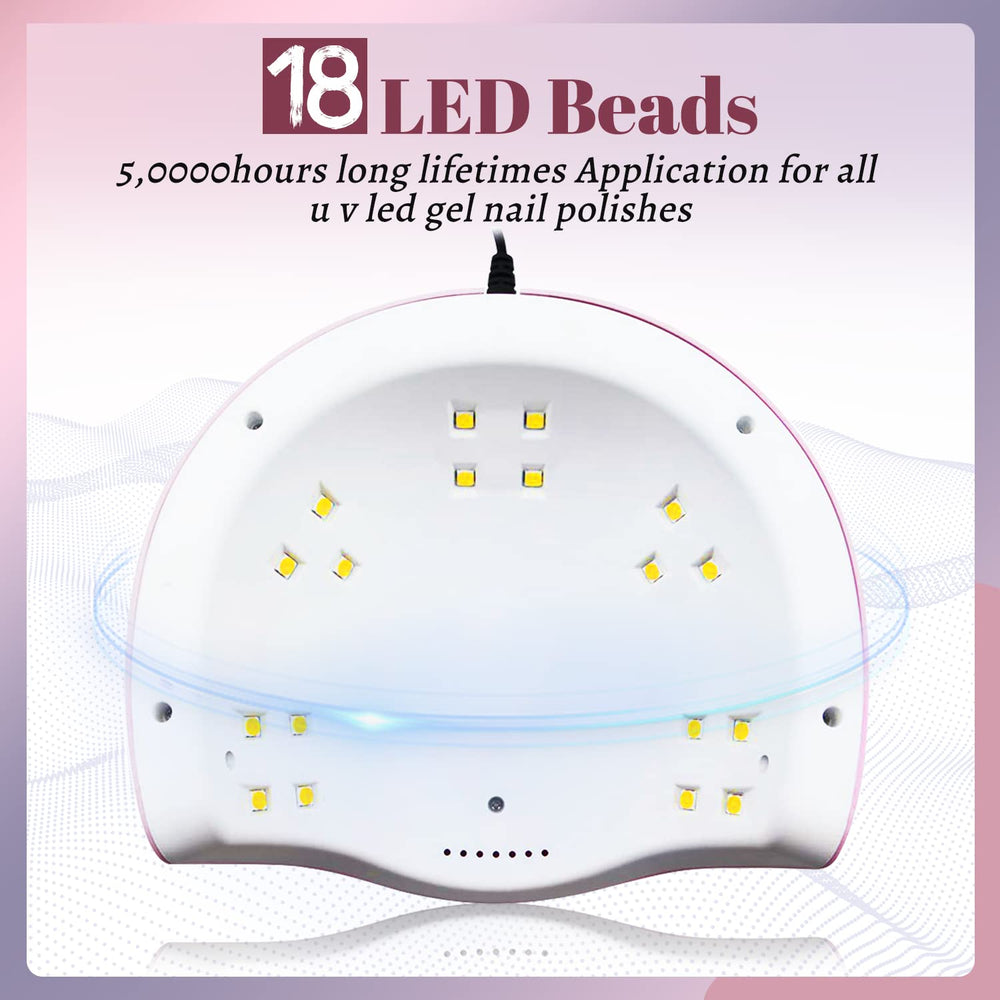 JEWHITENY foot-in-lamp pedicure demo showing full-foot curing capability