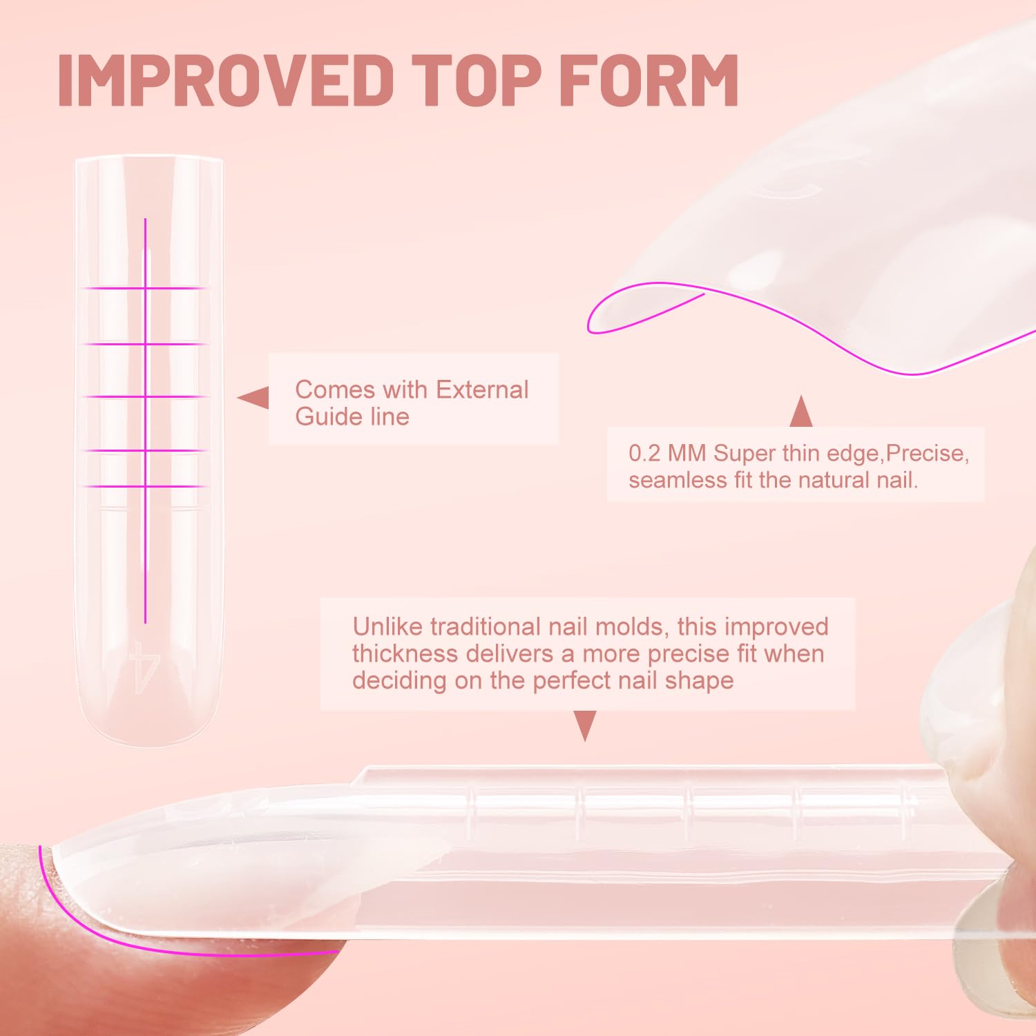 JEWHITENY dual form holding builder gel in use for consistent underside benefit