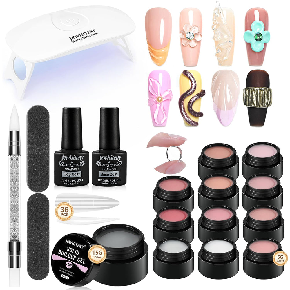 JEWHITENY front packaging showing full kit and included tools for easy setup