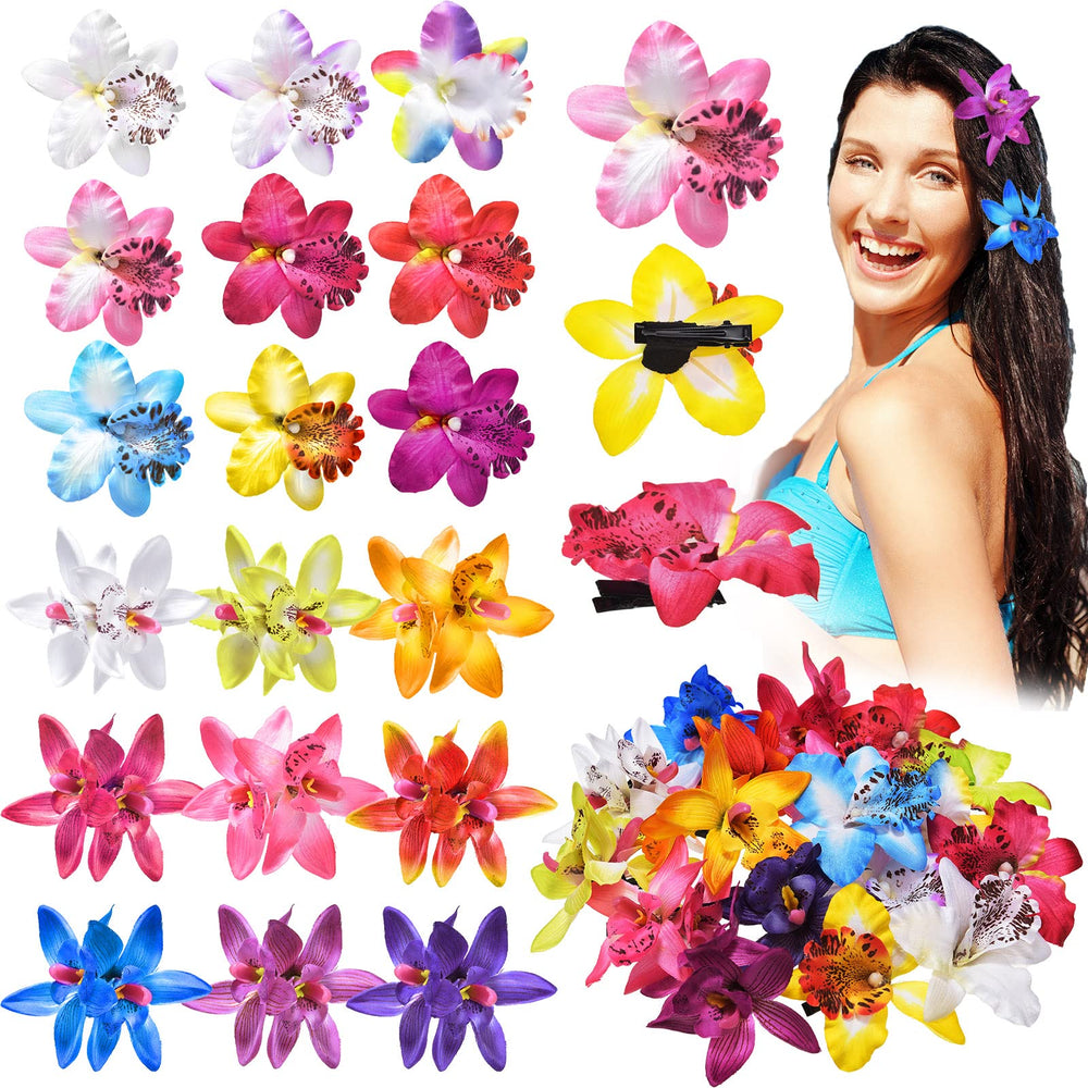 Jexine front packaging showing all 18 colorful hair clips and contents