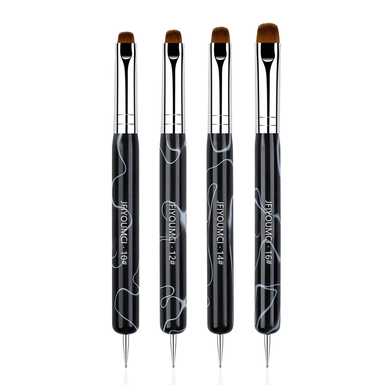 JFIYUOMCI marble black handles front view showing ergonomic grip and style