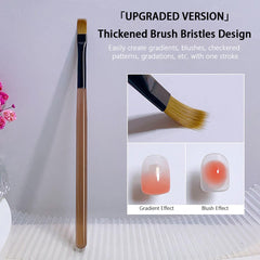 JFIYUOMCI close-up of thick tapered bristles showing even pigment pickup benefit