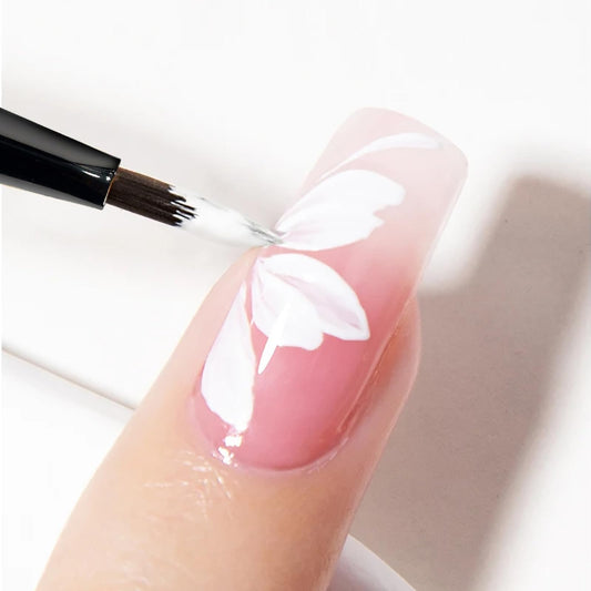 JFIYUOMCI triangular tip close-up delivering precise petal strokes